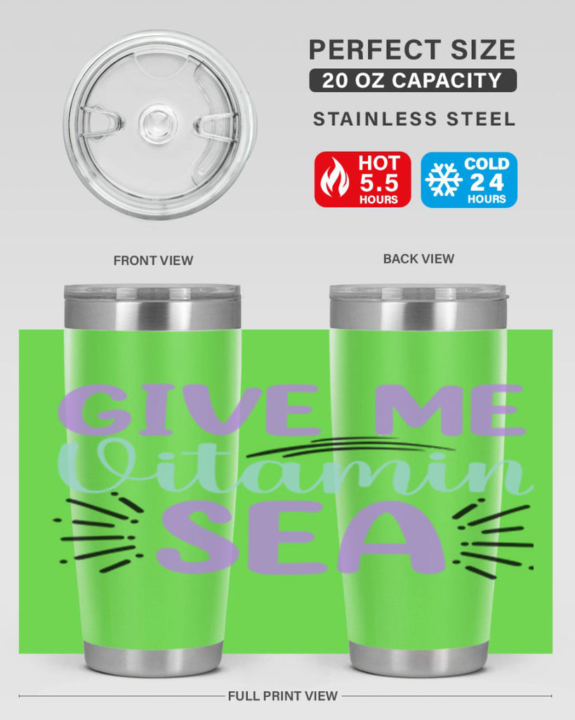 Give Me Vitamin Sea 189#- mermaid- Tumbler
