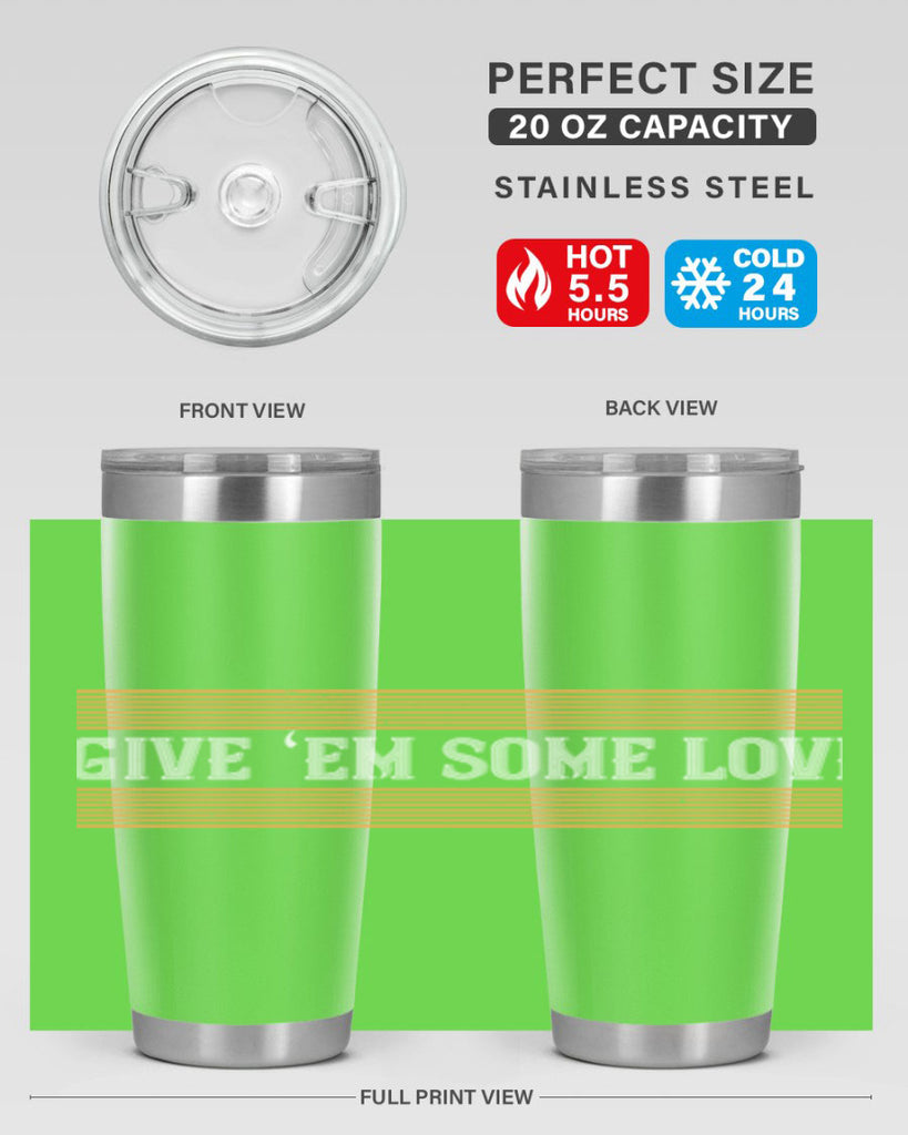 Give ‘em some love 2258#- badminton- Tumbler