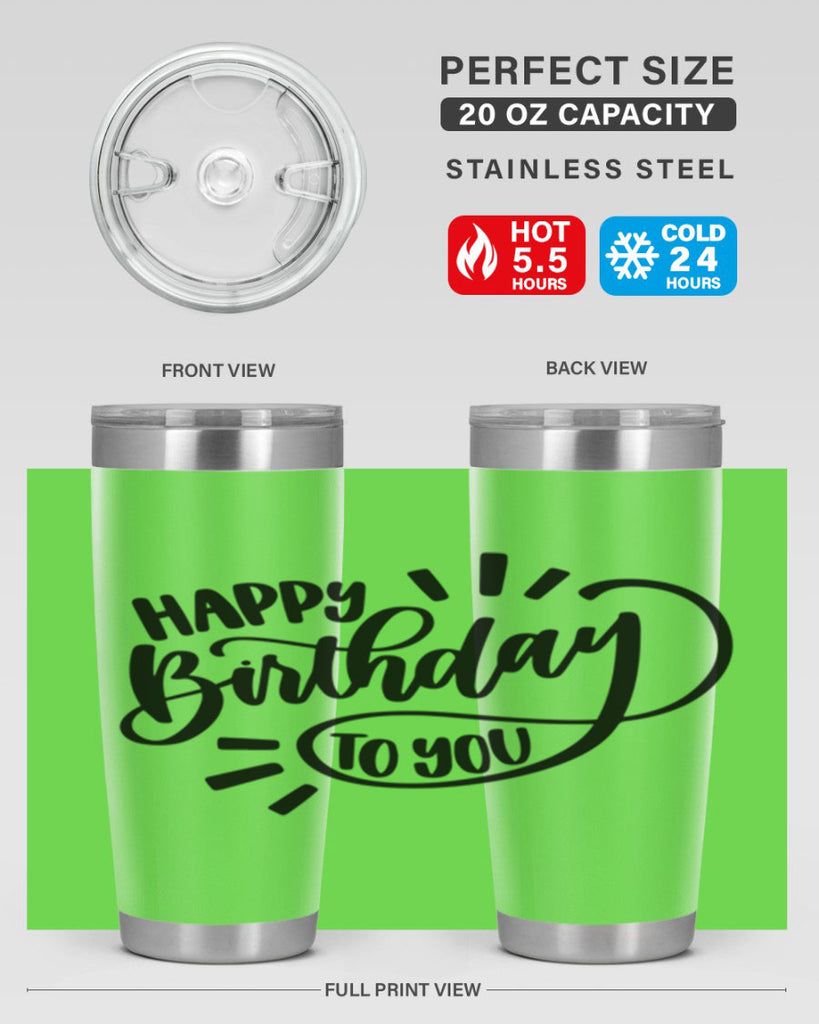 Happy Birthday To You Style 4#- birthday- tumbler