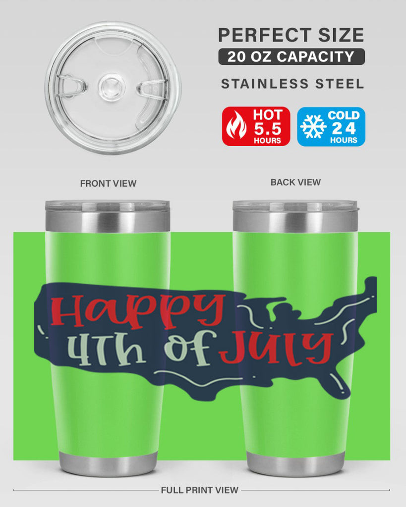 Happy th Of July Style 153#- Fourt Of July- Tumbler