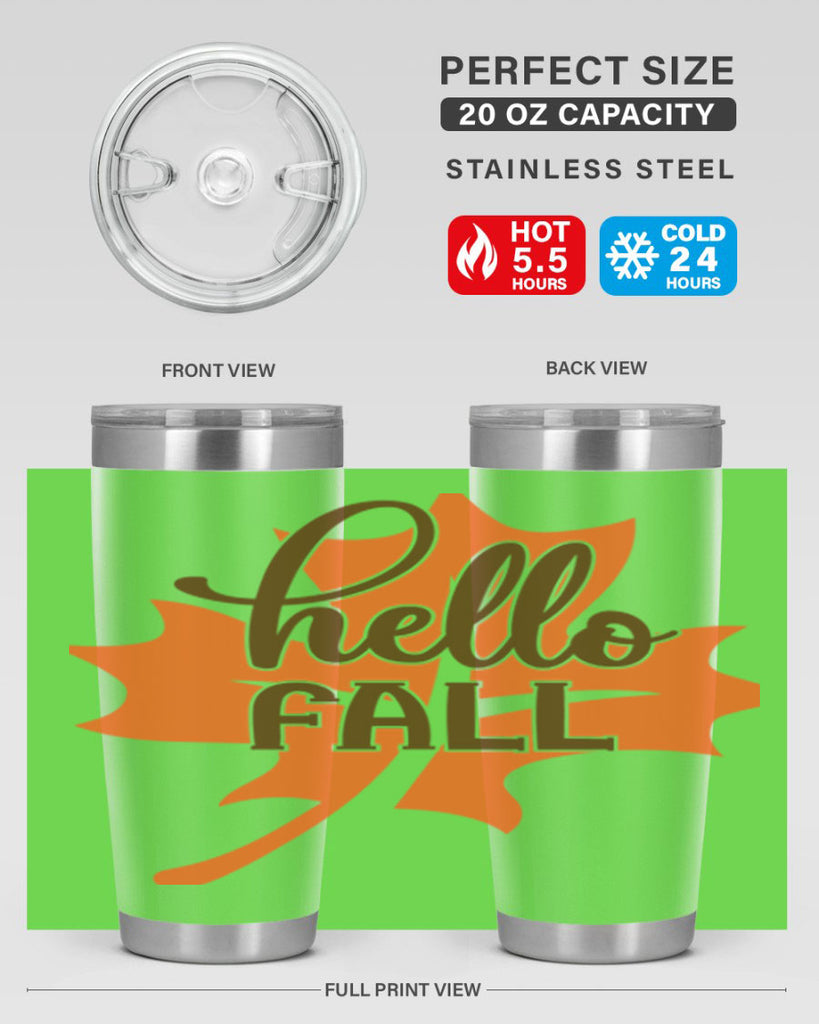 Hello Fall 273#- fall- Tumbler
