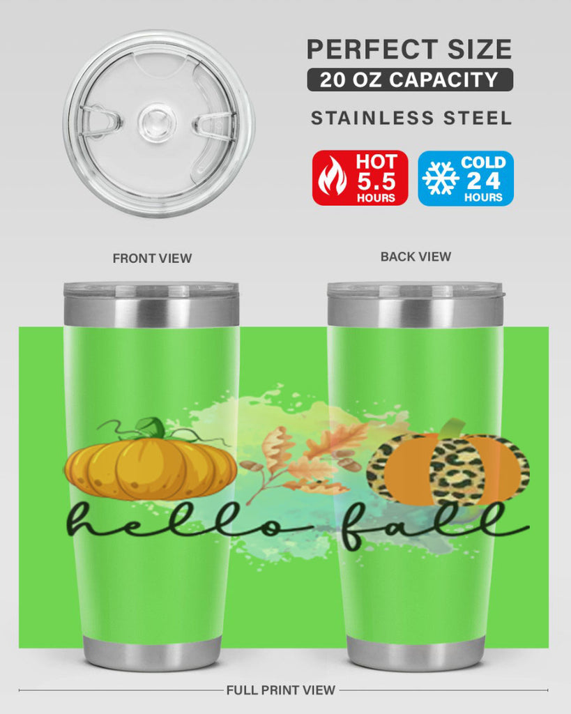 Hello Fall 277#- fall- Tumbler