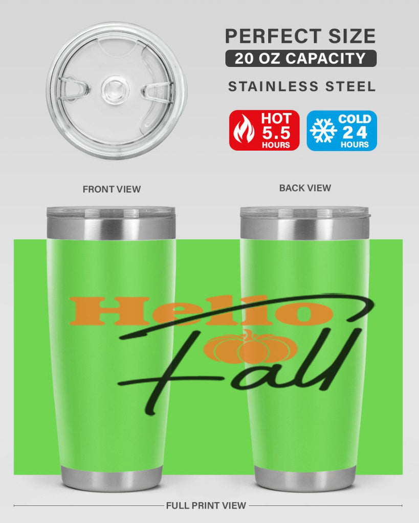 Hello Fall 279#- fall- Tumbler