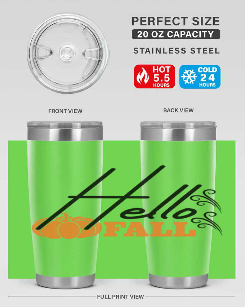 Hello Fall 281#- fall- Tumbler