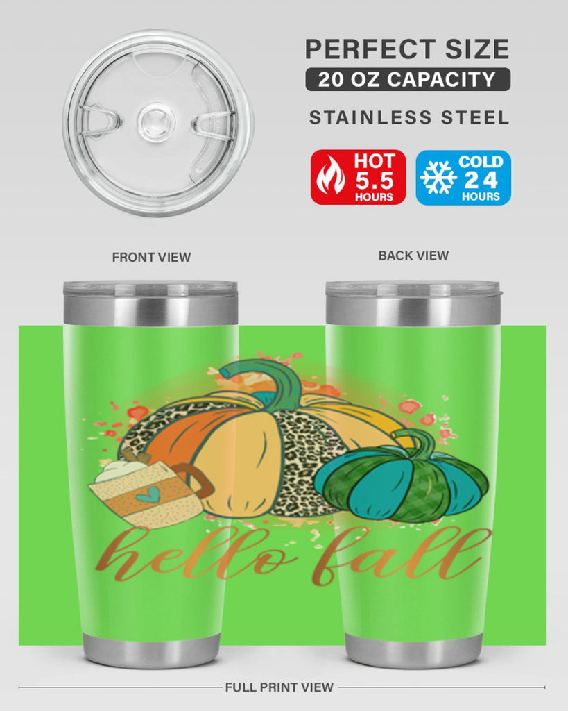 Hello Fall 282#- fall- Tumbler