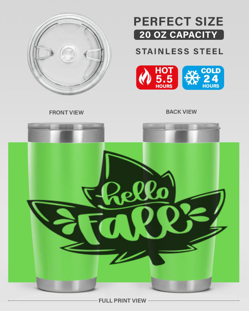 Hello Fall 494#- fall- Tumbler