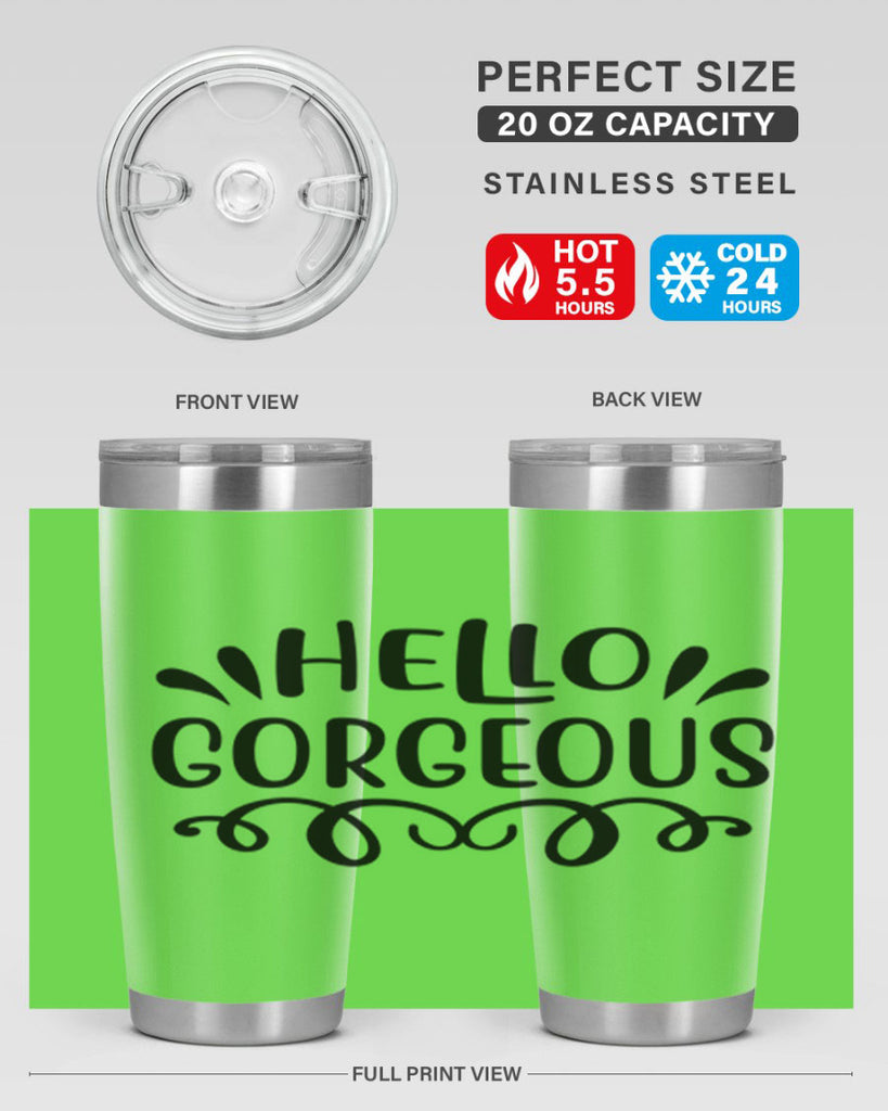 Hello Gorgeous 101#- fashion- Cotton Tank