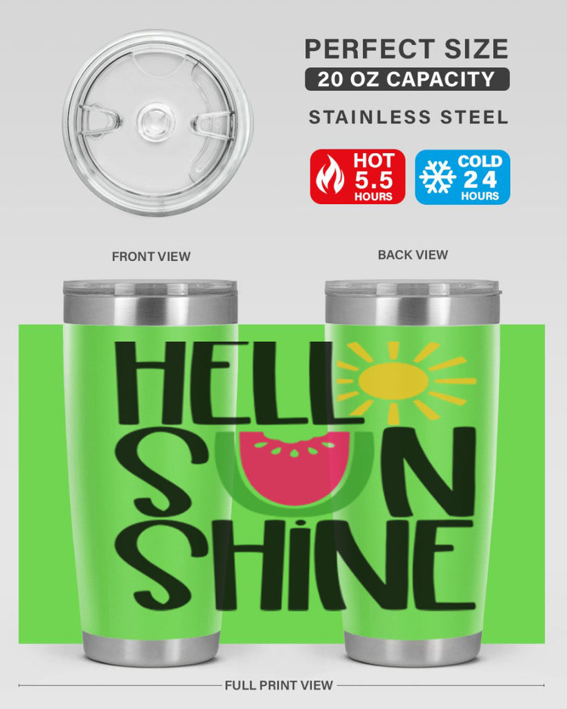 Hello Sunshine Style 37#- summer- Tumbler