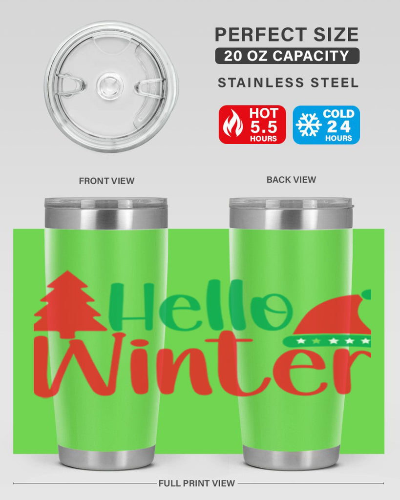 Hello Winter 180#- winter- Tumbler
