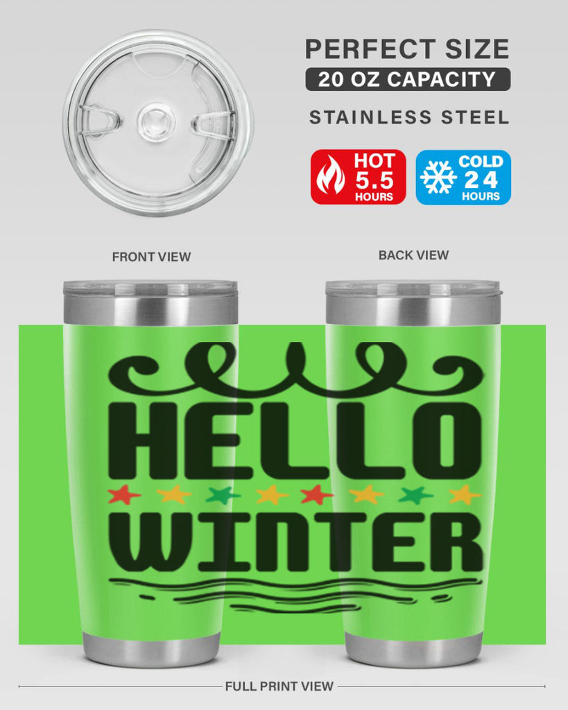 Hello Winter 185#- winter- Tumbler