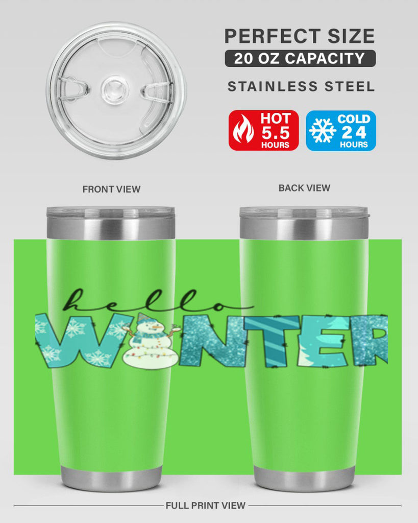 Hello Winter 188#- winter- Tumbler