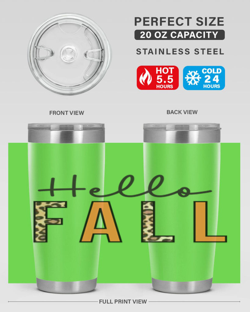 Hello fall 276#- fall- Tumbler
