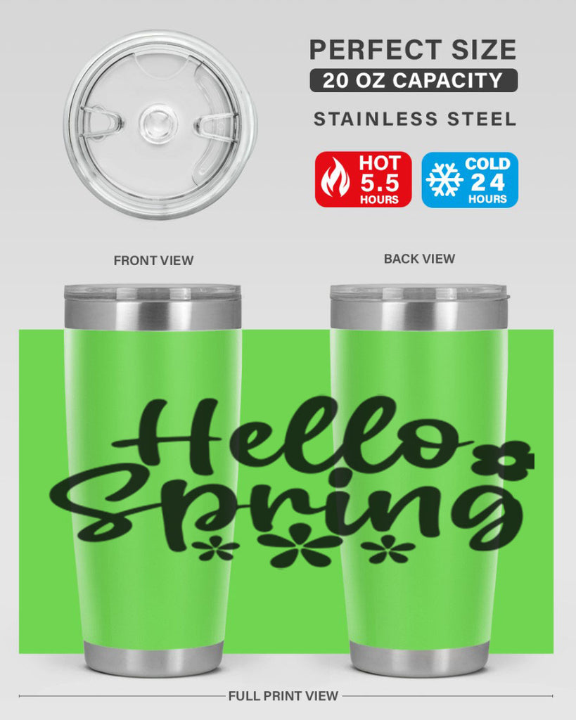 Hello spring  design 232#- spring- Tumbler