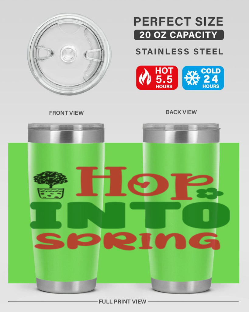 Hop into Spring 251#- spring- Tumbler