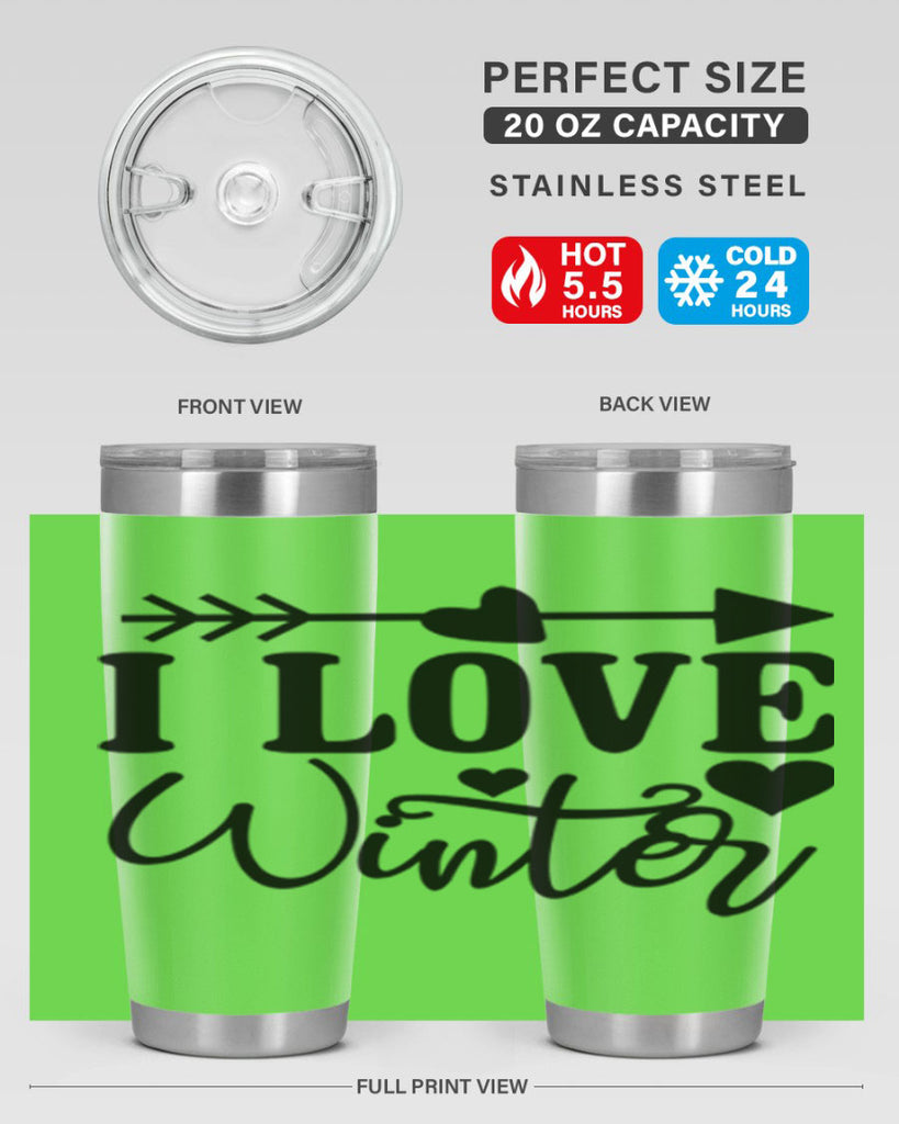I Love Winter 227#- winter- Tumbler