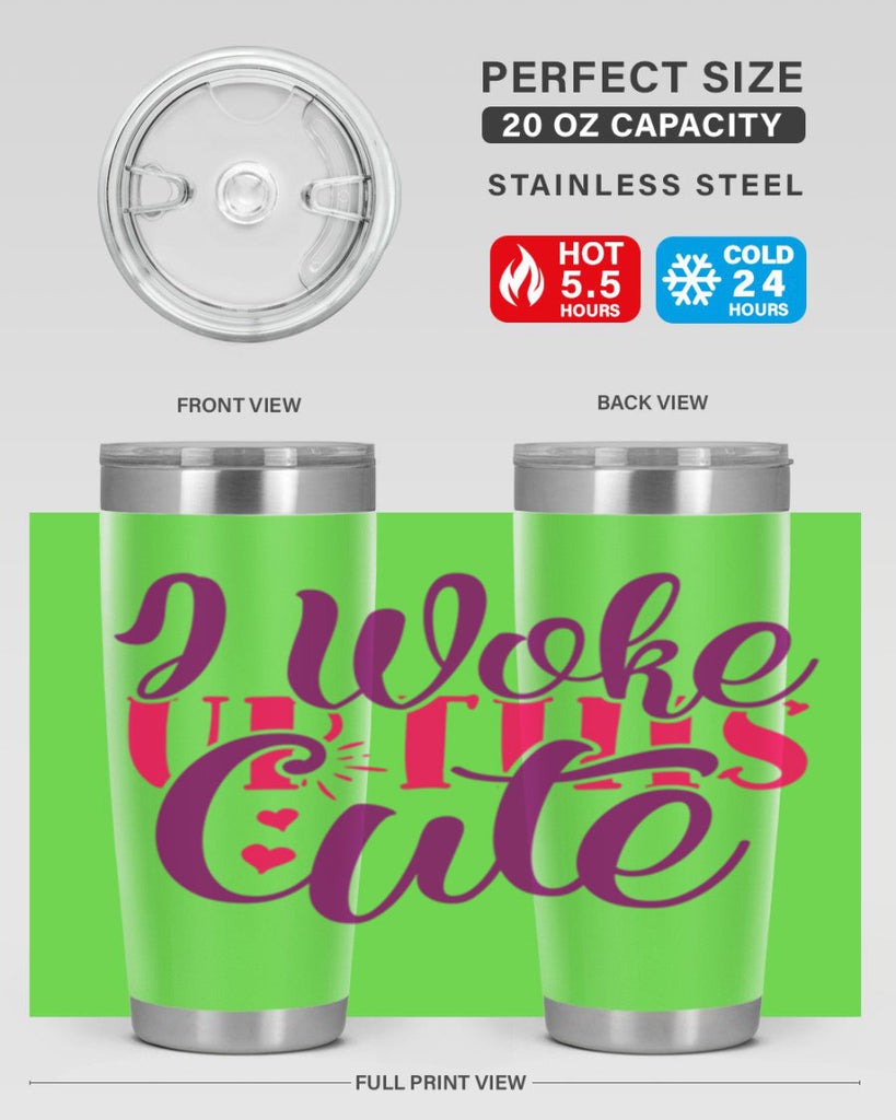 I Workup This Cute Style 243#- baby- tumbler