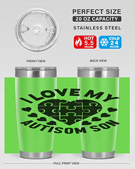 I love my Style 45#- autism- Tumbler