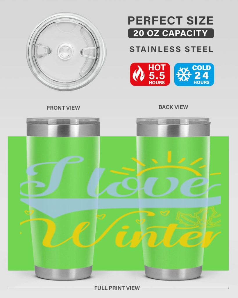 I love winter228#- winter- Tumbler