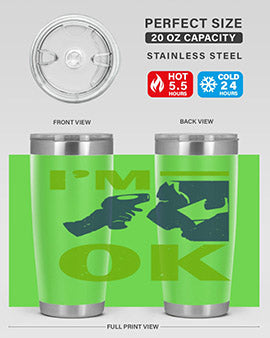 Im ok Style 30#- corona virus- Tumbler