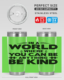In a world Style 48#- autism- Tumbler