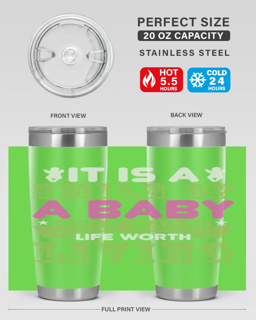 It is a smile of a baby Style 188#- baby- tumbler
