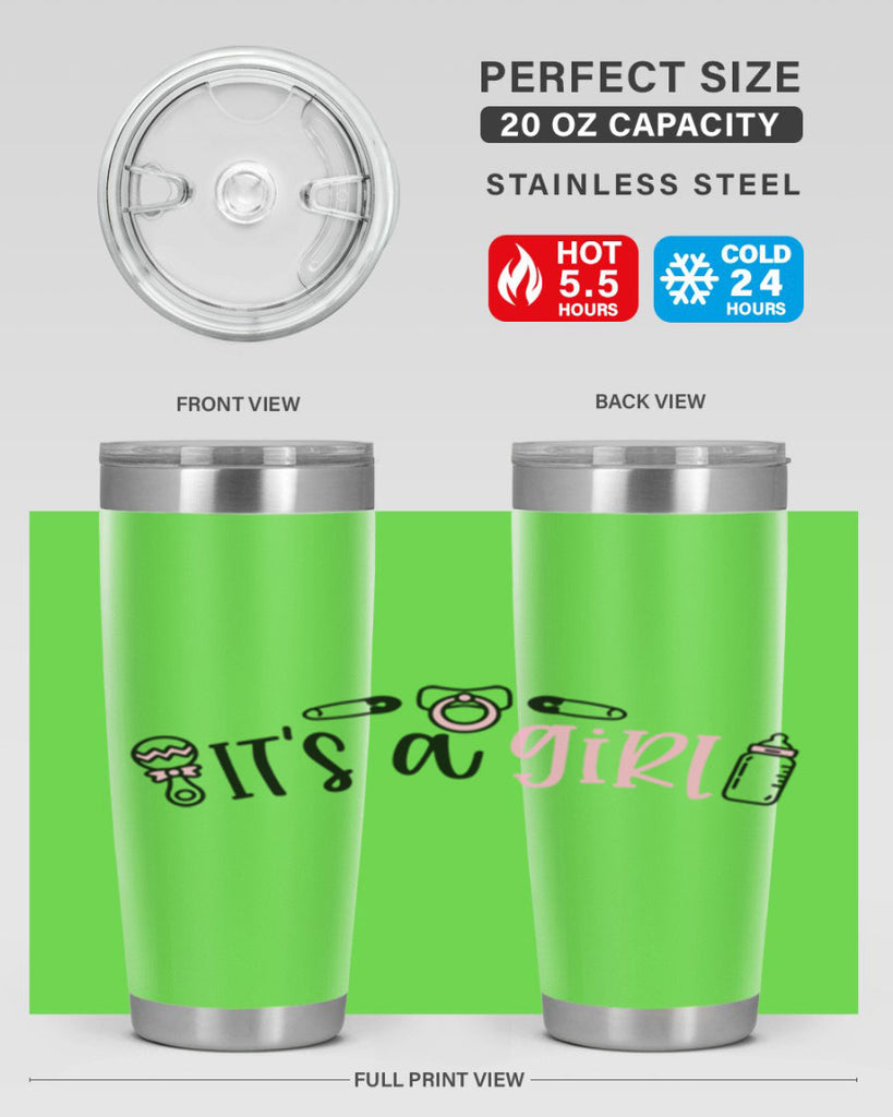 Its A Girl Style 78#- baby- tumbler