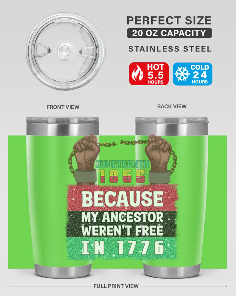 Juneteenth 1865 Ancestor 4#- Juneteenth- tumbler