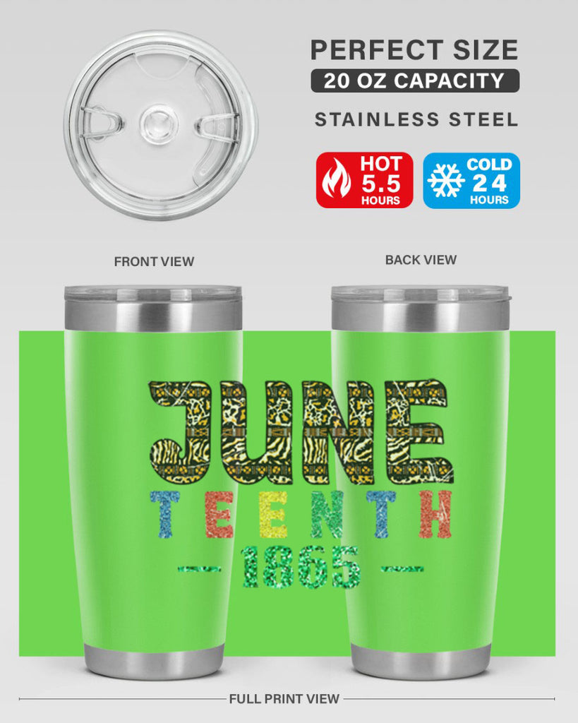 Juneteenth 1865 Png 40#- Juneteenth- tumbler