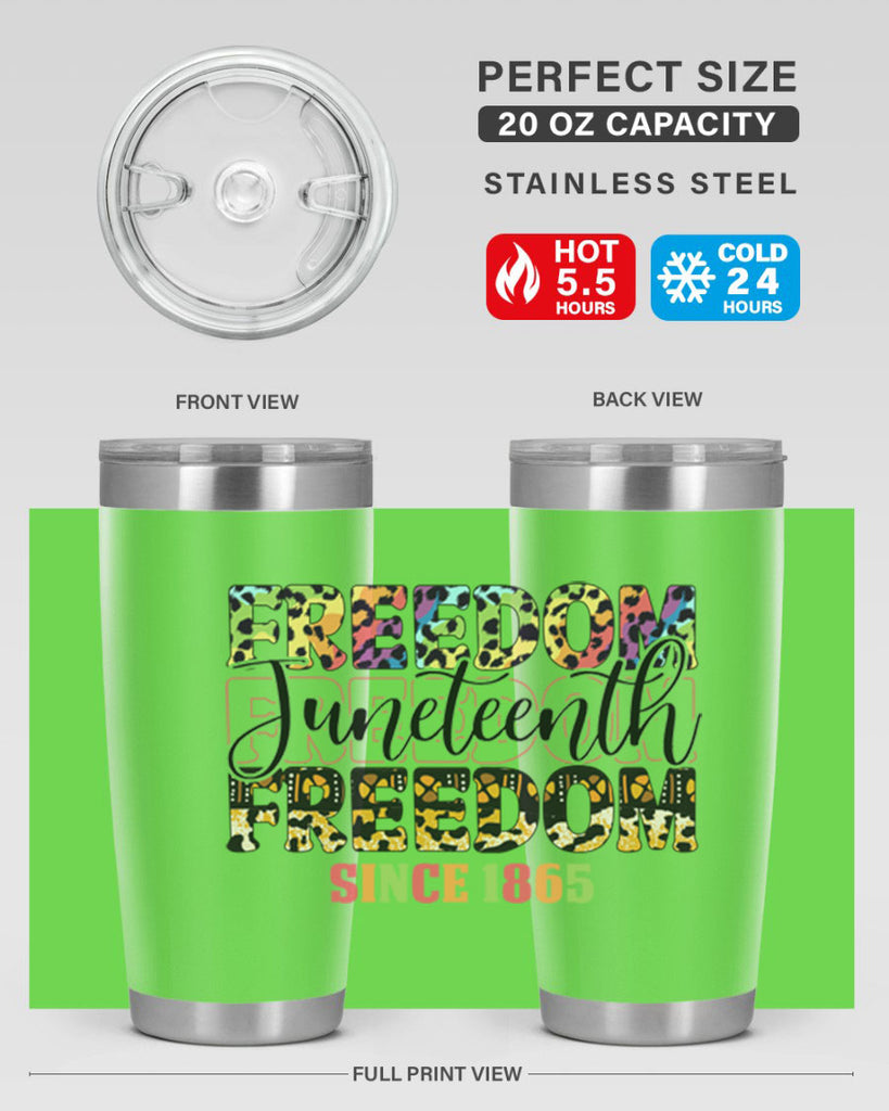 Juneteenth Freedom Since 1865 Png 36#- Juneteenth- tumbler