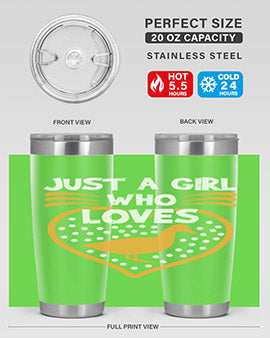 Just A Girl Who Loves Duck Style 34#- duck- Tumbler
