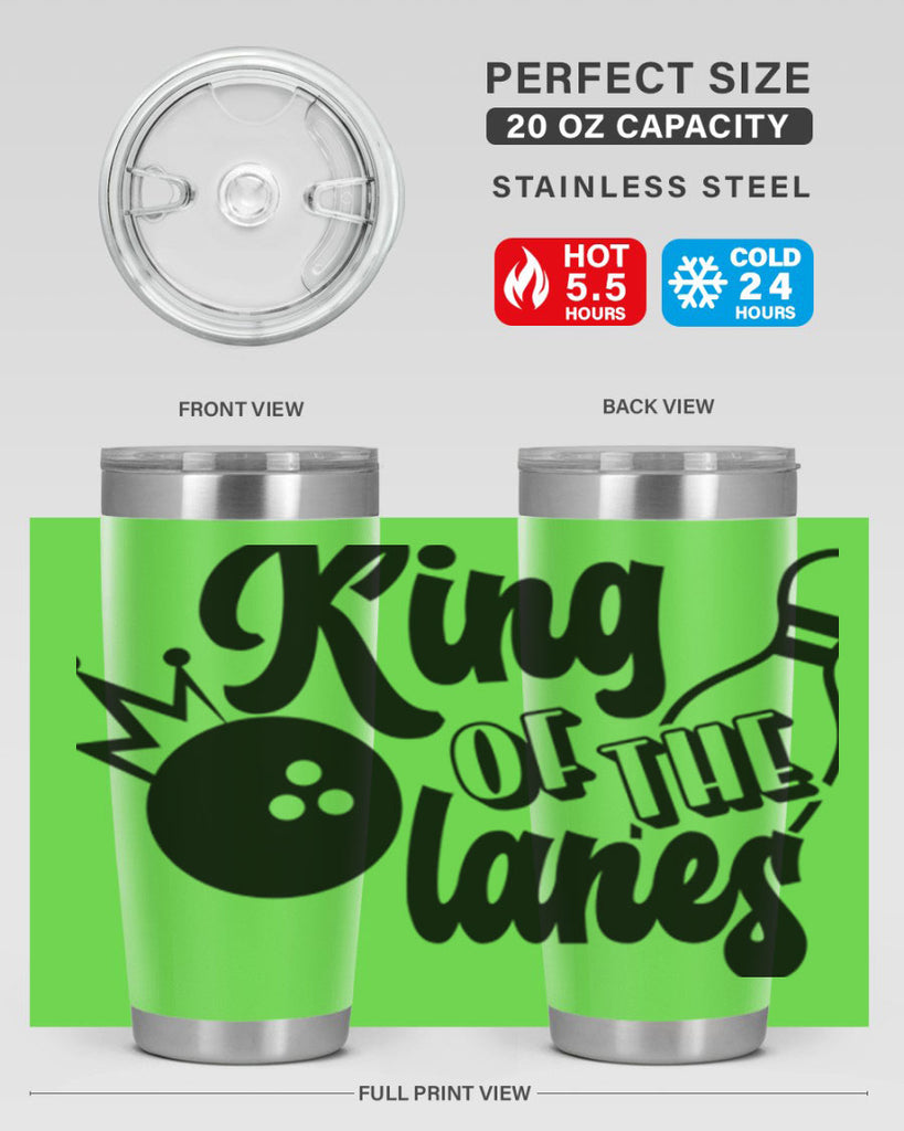 King of the lanes 956#- bowlig- Tumbler