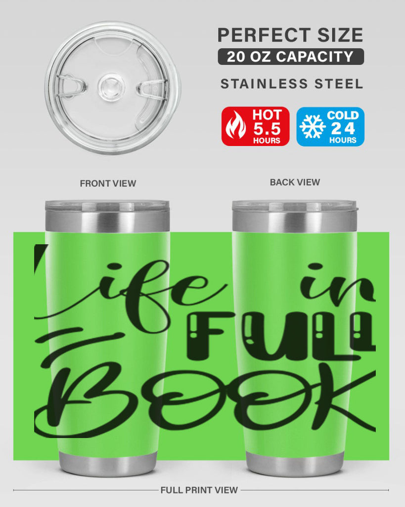 LIFE in FULL BOOK  300#- spring- Tumbler