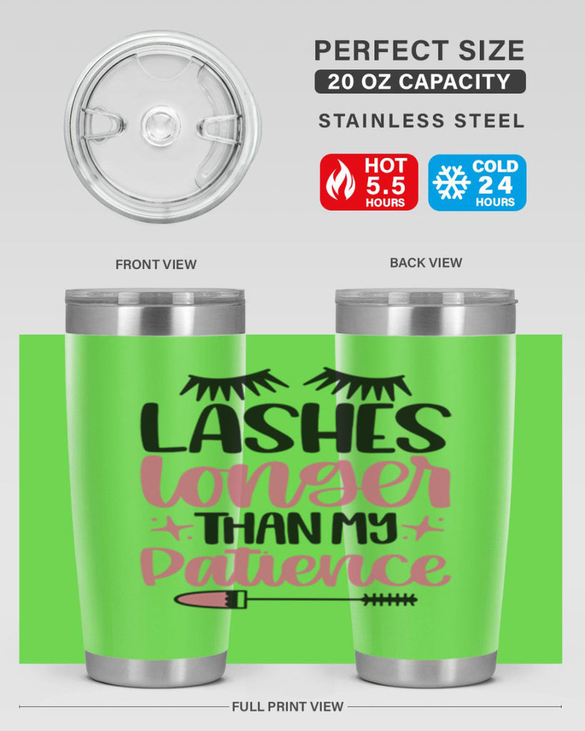 Lashes Longer Than My Patience Style 66#- make up- Tumbler