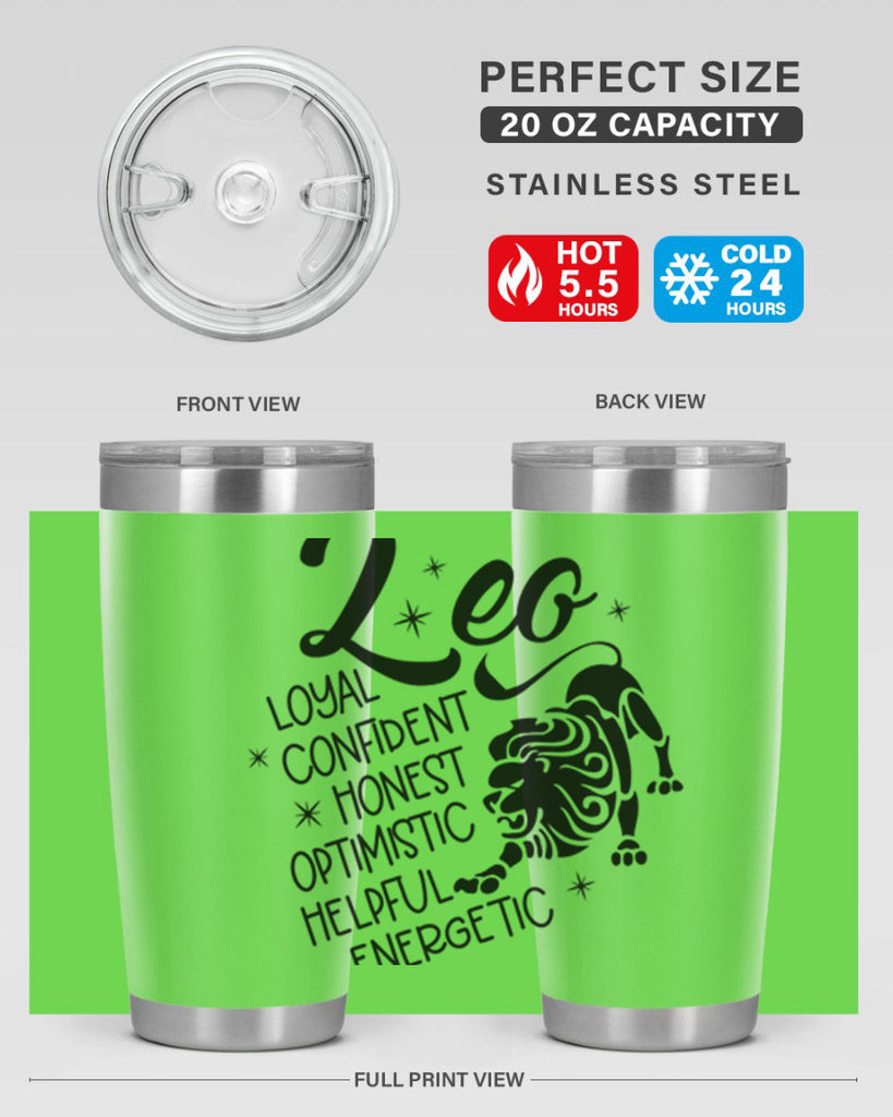 Leo 282#- zodiac- Tumbler