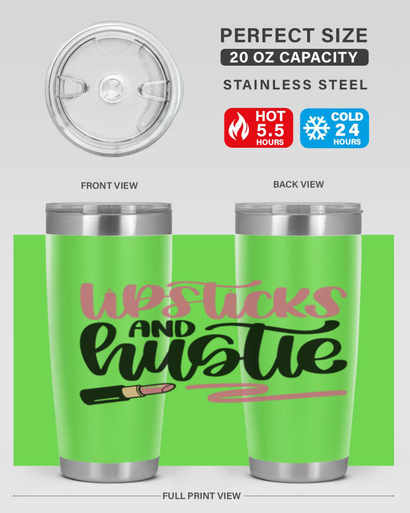 Lipstick And Hustie Style 58#- make up- Tumbler