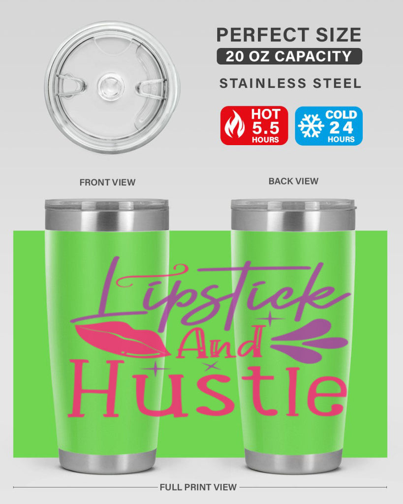 Lipstick And Hustle Style 229#- make up- Tumbler