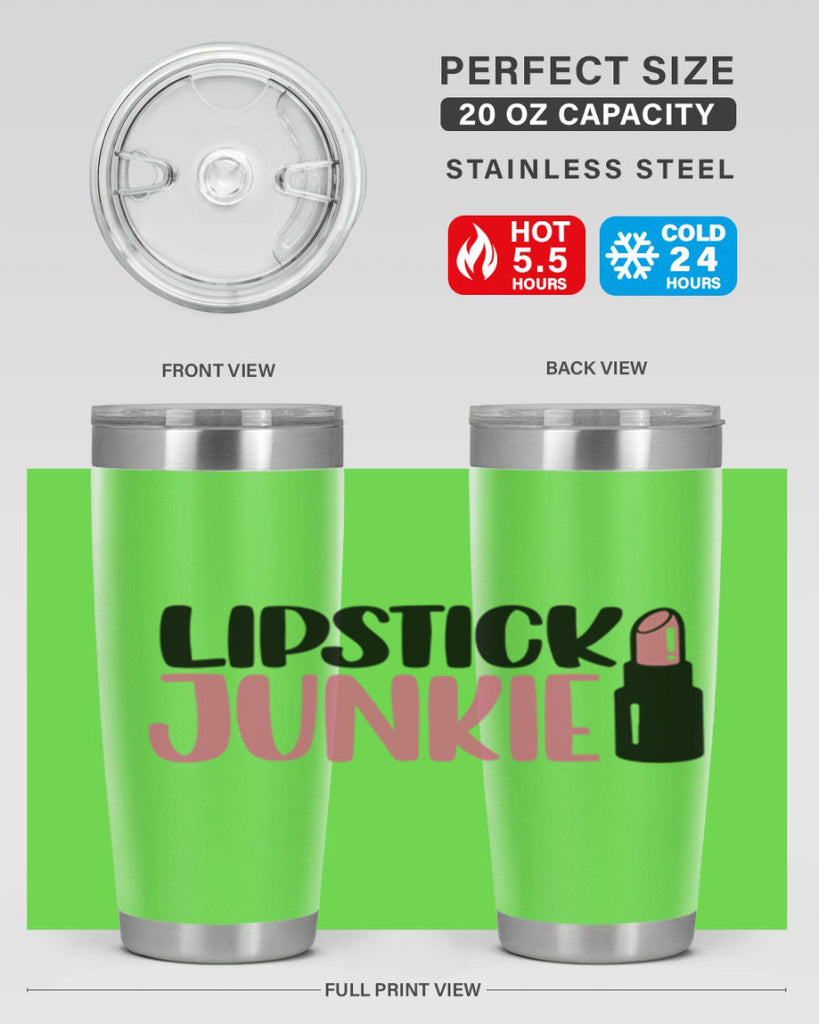 Lipstick Junkie Style 56#- make up- Tumbler