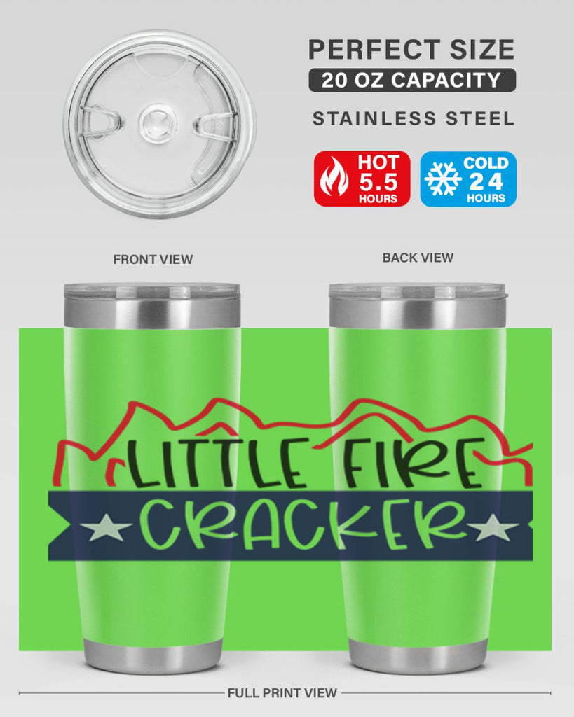 Little Fire Cracker Style 161#- Fourt Of July- Tumbler