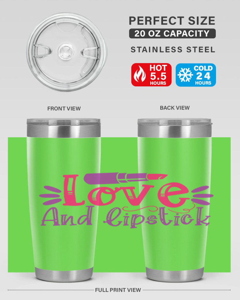 Love And Lipstick Style 225#- make up- Tumbler