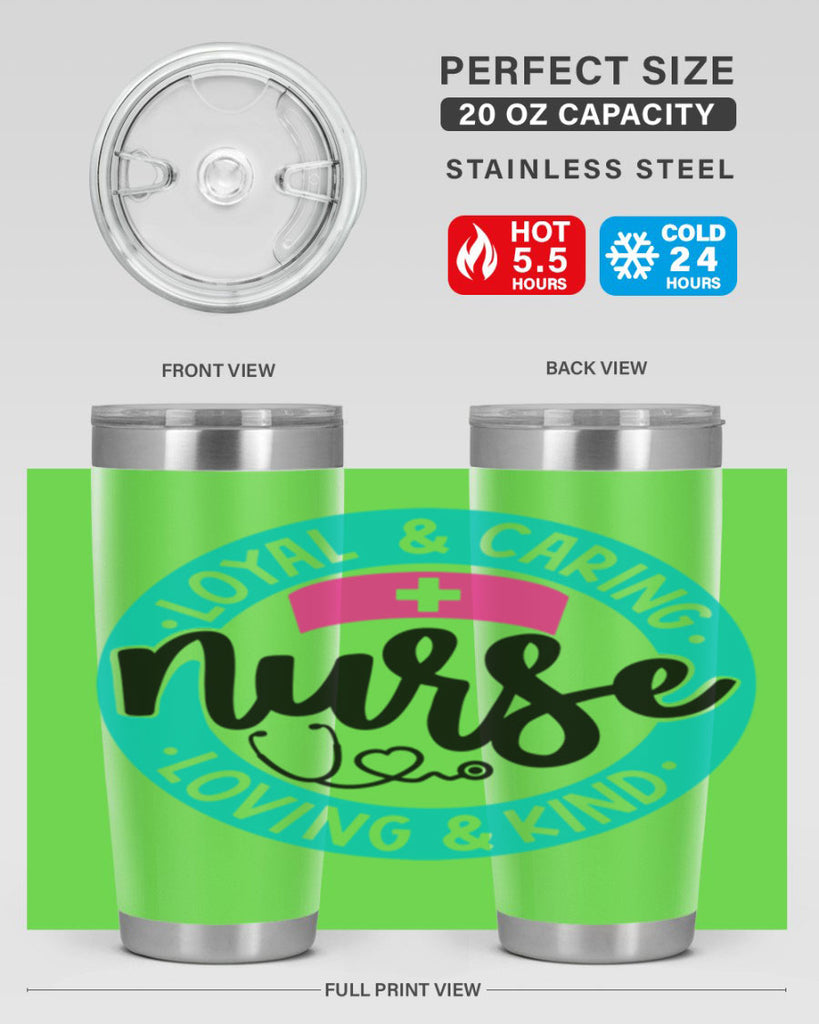 Loyal Caring Nurse Loving Kind Style Style 133#- nurse- tumbler