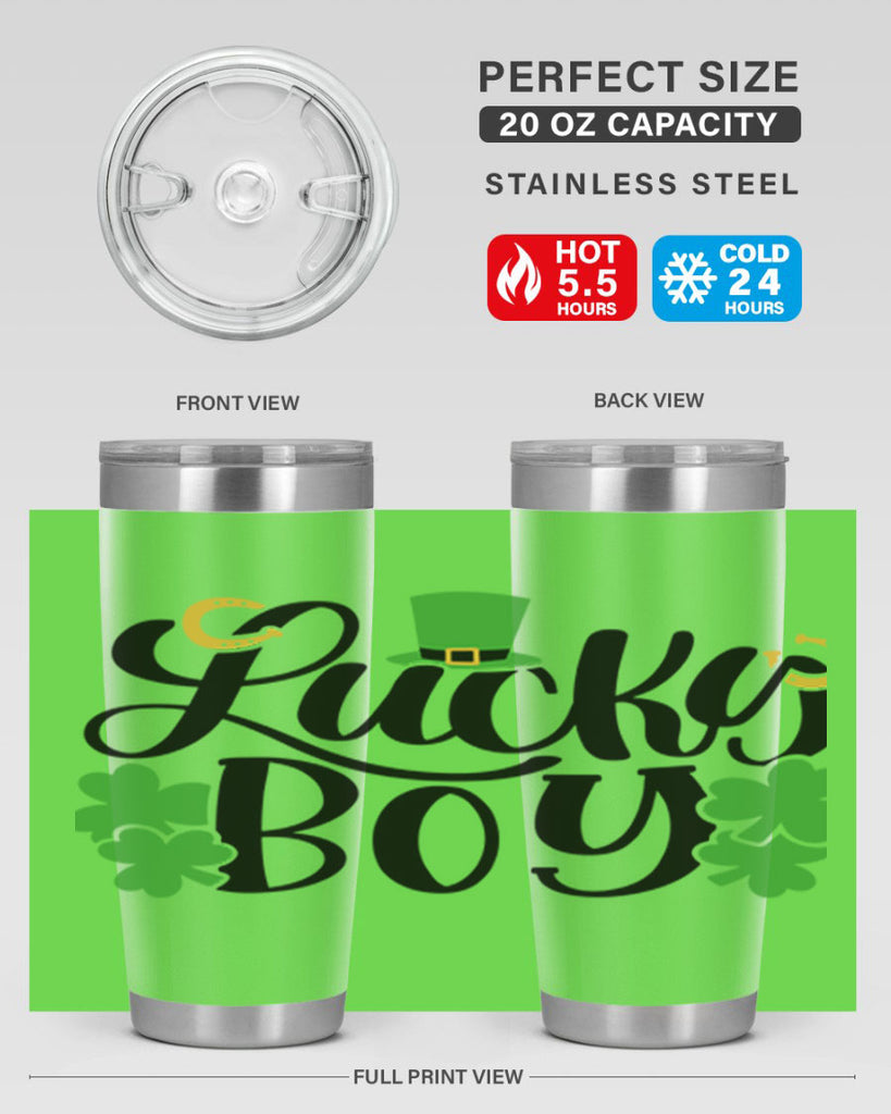 Lucky Boy Style 59#- St Patricks Day- Tumbler