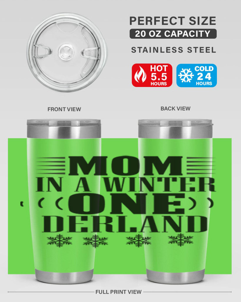 MOM IN A WINTER ONE DERLAND 322#- winter- Tumbler