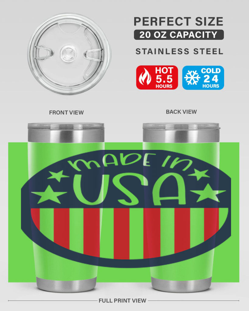 Made In USA Style 165#- Fourt Of July- Tumbler