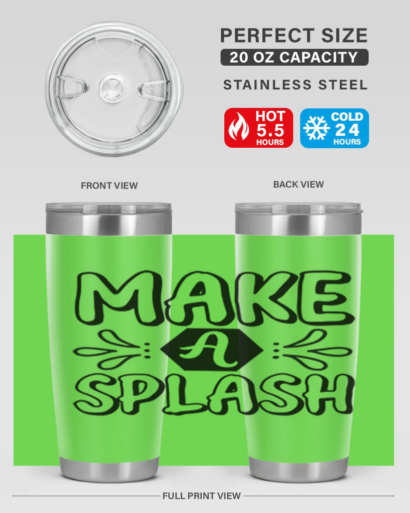 Make a splash 310#- mermaid- Tumbler
