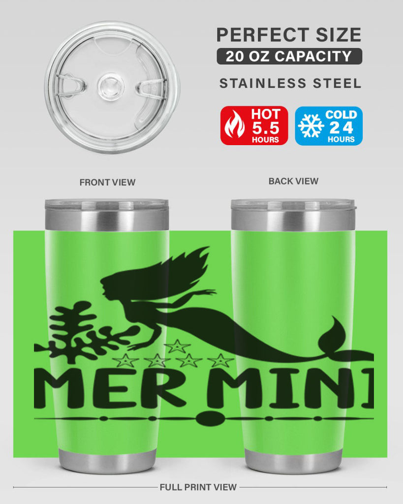 Mer mini 353#- mermaid- Tumbler