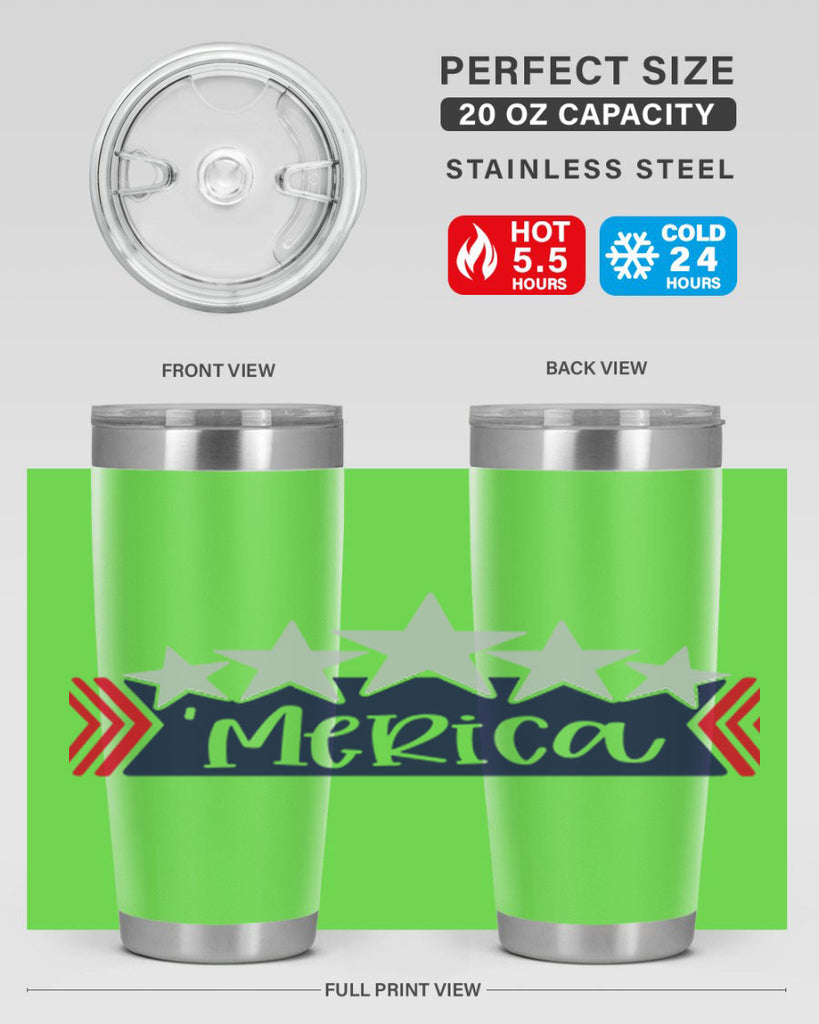 Merica Style 135#- Fourt Of July- Tumbler