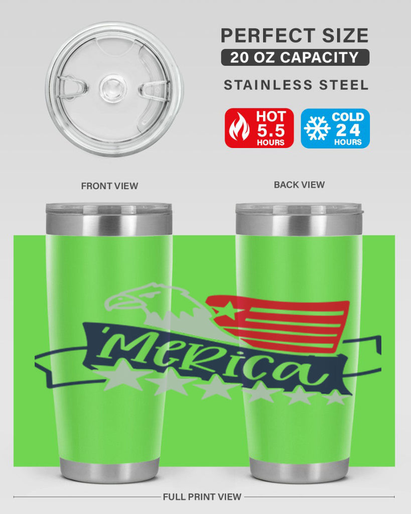 Merica Style 136#- Fourt Of July- Tumbler