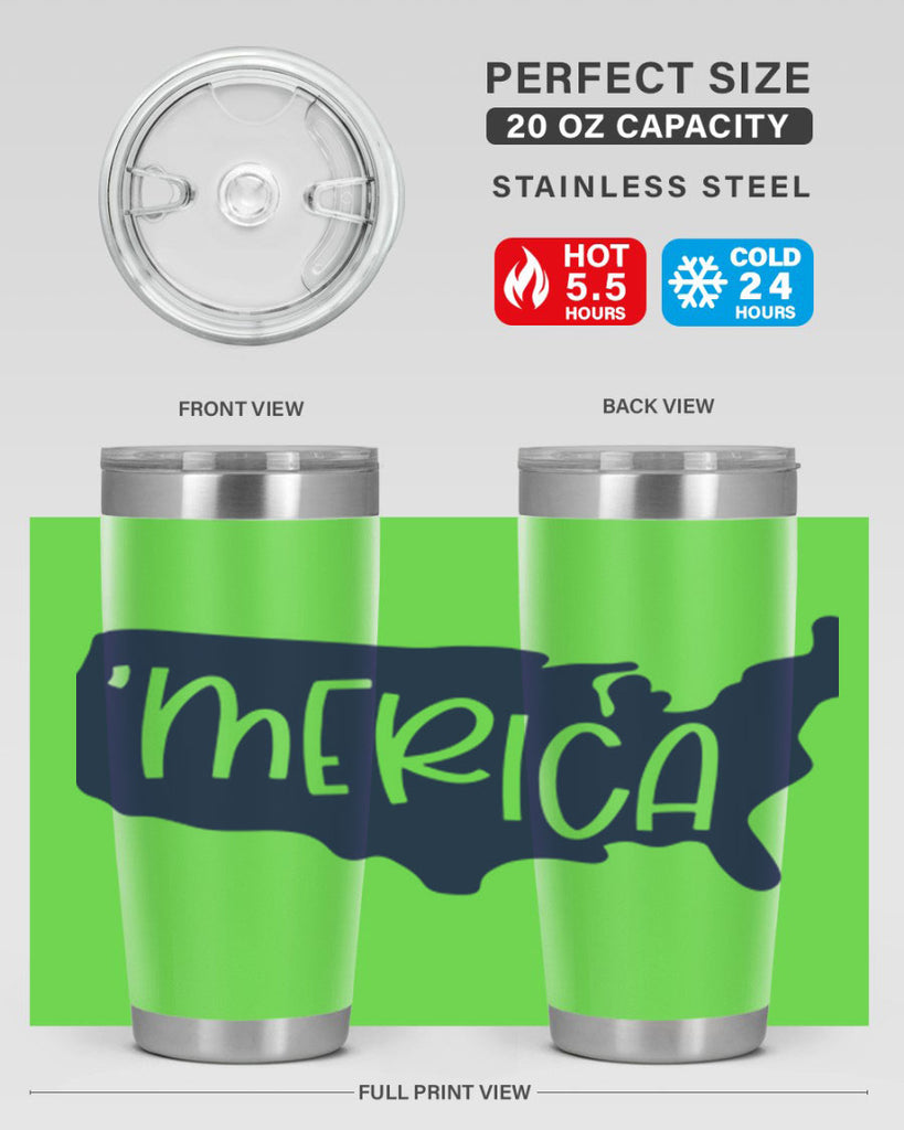 Merica Style 137#- Fourt Of July- Tumbler