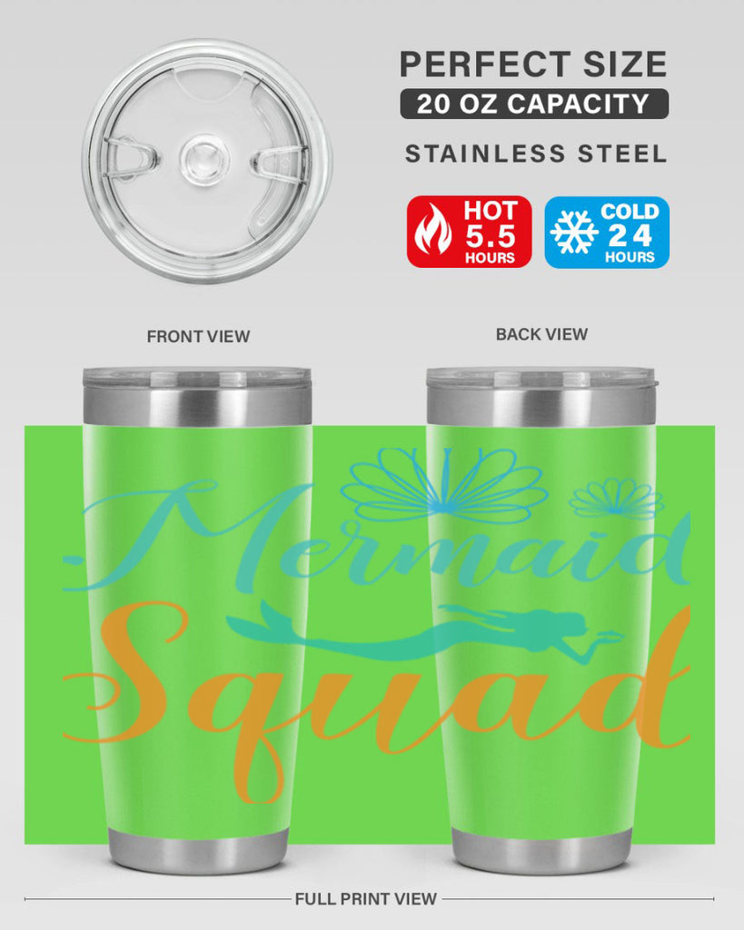 Mermaid Squad Design 449#- mermaid- Tumbler