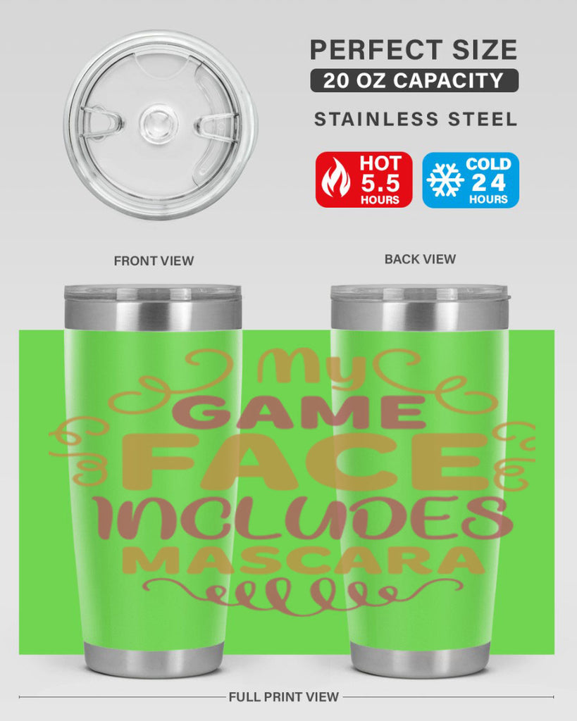 My Game Face Includes Mascara 127#- fashion- Cotton Tank